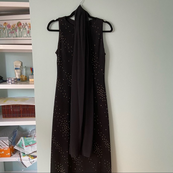 Vintage 80s/90s Black sparkly evening dress - Picture 5 of 7